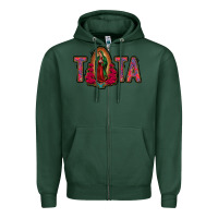 Sports Green tata lady of guadalupe Zipper Hoodie - Jasminsmagicworld