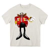 Cream doctor eggman Heavy Core Tee - DesigneFamous