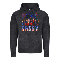 Vintage Black star spangled and sassy Vintage Hoodie - Artiststas