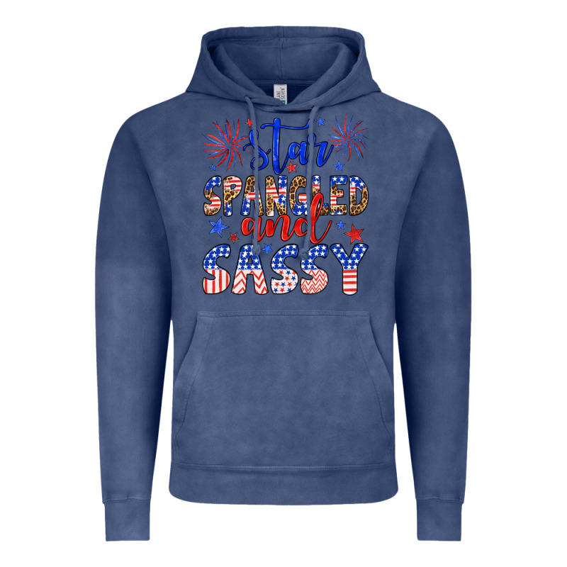 Star Spangled And Sassy Vintage Hoodie by Artiststas | Teevron