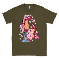 Army Green Cancer high heels Breast Cancer Classic Tee - FaDigitalArtStudio