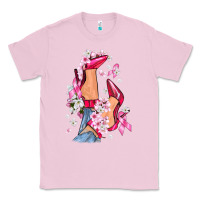 Bubblegum Pink Cancer high heels Breast Cancer Classic Tee - FaDigitalArtStudio