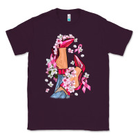 Plum Cancer high heels Breast Cancer Classic Tee - FaDigitalArtStudio