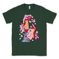 Sports Green Cancer high heels Breast Cancer Classic Tee - FaDigitalArtStudio