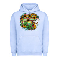 Pigment Grape Ice Guanajuato sunflower serape map Urban Hoodie - RanaPortraitStore