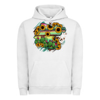 Pigment Lunar Rock Guanajuato sunflower serape map Urban Hoodie - RanaPortraitStore