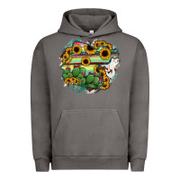 Pigment Tornado Guanajuato sunflower serape map Urban Hoodie - RanaPortraitStore