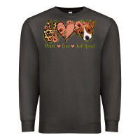 Smoke Peace Love Jack Russel Premium Sweatshirt - Jasminsmagicworld