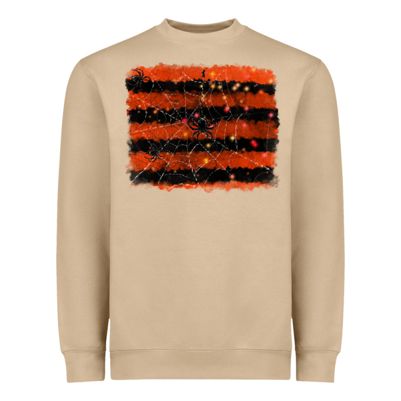 Halloween Spider Backround Heavyweight Sweatshirt by RanaPortraitStore | Teevron