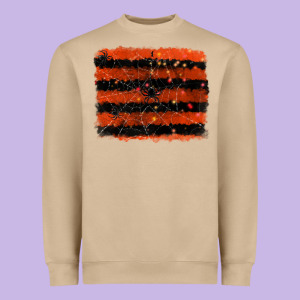 Halloween Spider Backround Heavyweight Sweatshirt Designed By Ranaportraitstore