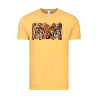 Vintage Mustard Rodeo Mom Cow Vintage Tee - CowhideDigitalArt