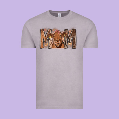 Rodeo Mom Cow Vintage Tee Designed By Cowhidedigitalart