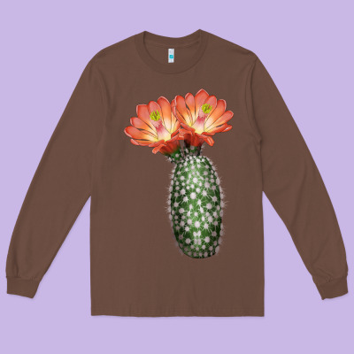 King Cup Cactus Long Sleeve Tee Designed By Lillyallendesigns