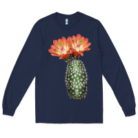 Navy King Cup Cactus Long Sleeve Tee - LillyAllenDesigns