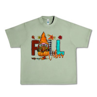 Oil Green Fall Vibes Urban Heavy Tee - CowhideDigitalArt