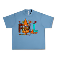 Pebble Blue Fall Vibes Urban Heavy Tee - CowhideDigitalArt