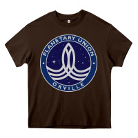 Chocolate Brown The Orville Heavy Core Tee - DesigneFamous