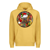Antique Gold Christmas koala Premium Hoodie - BarkalooDesign