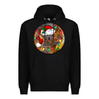 Black Christmas koala Premium Hoodie - BarkalooDesign