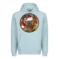 Blue Mist Christmas koala Premium Hoodie - BarkalooDesign