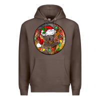 Coffee Christmas koala Premium Hoodie - BarkalooDesign