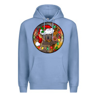 Colony Blue Christmas koala Premium Hoodie - BarkalooDesign