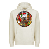 Oatmeal Heather Christmas koala Premium Hoodie - BarkalooDesign