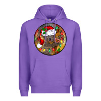 Purple Christmas koala Premium Hoodie - BarkalooDesign