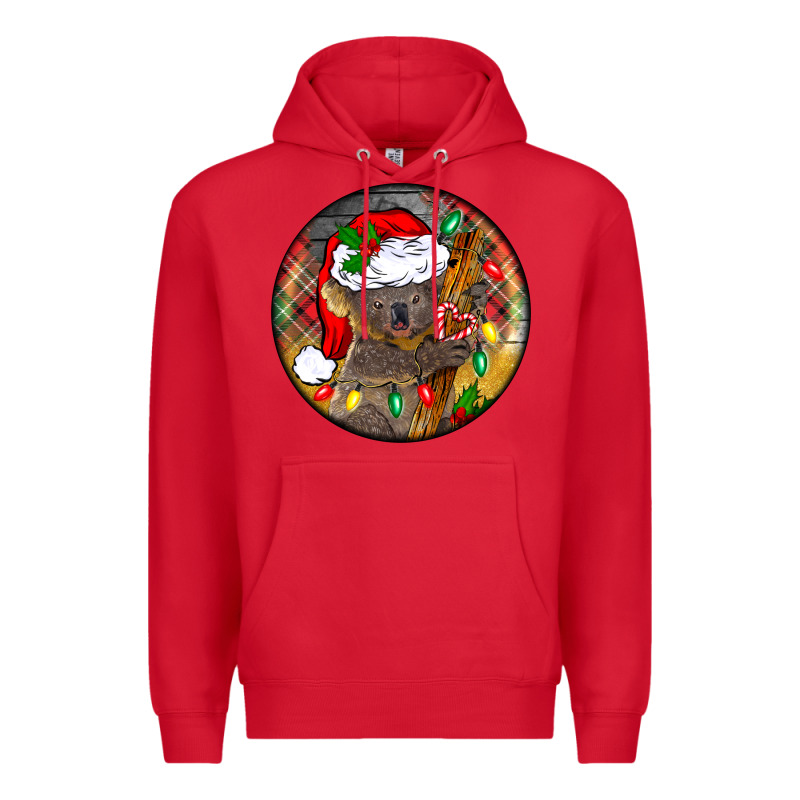 Christmas Koala Premium Hoodie by BarkalooDesign | Teevron