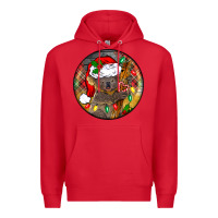 Red Christmas koala Premium Hoodie - BarkalooDesign