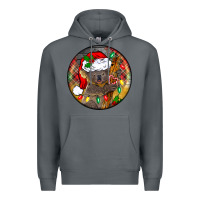Rock Christmas koala Premium Hoodie - BarkalooDesign