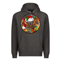 Smoke Christmas koala Premium Hoodie - BarkalooDesign