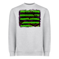 Heather Grey halloween with bat backround Heavyweight Sweatshirt - RanaPortraitStore