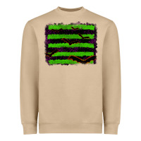 Mushroom halloween with bat backround Heavyweight Sweatshirt - RanaPortraitStore