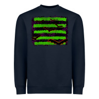 Navy halloween with bat backround Heavyweight Sweatshirt - RanaPortraitStore