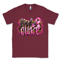 Burgundy find a cure Classic Tee - FaDigitalArtStudio