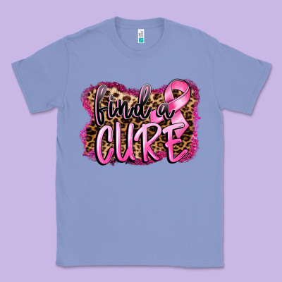 Find A Cure Classic Tee Designed By Fadigitalartstudio
