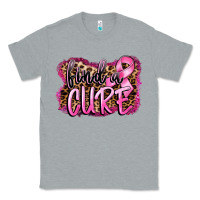 Heather Grey find a cure Classic Tee - FaDigitalArtStudio