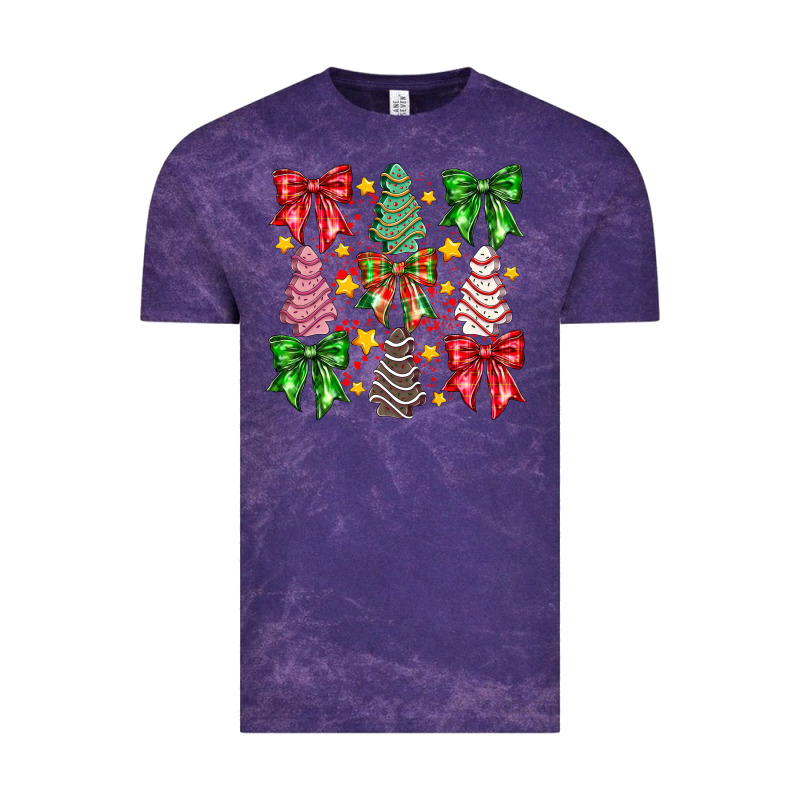 Christmas Cake Bow Vintage Tee by CowhideDigitalArt | Teevron