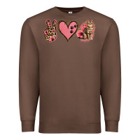 Chestnut Peace Love Cats Premium Sweatshirt - Jasminsmagicworld