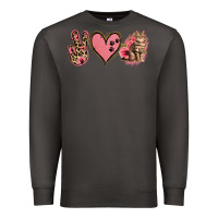 Smoke Peace Love Cats Premium Sweatshirt - Jasminsmagicworld