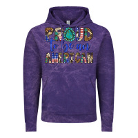 Cloud Purple proud to be an american Vintage Hoodie - Artiststas