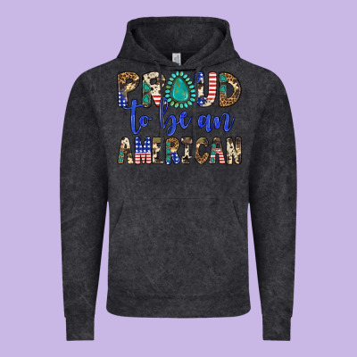 Proud To Be An American Vintage Hoodie Designed By Artiststas
