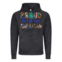 Vintage Black proud to be an american Vintage Hoodie - Artiststas