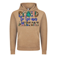 Vintage Coffee proud to be an american Vintage Hoodie - Artiststas