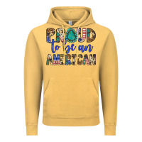 Vintage Mustard proud to be an american Vintage Hoodie - Artiststas