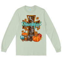 Matcha thankful cross Long Sleeve Tee - RacoonDesign
