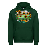 Foreset Green North Dakota State Map Urban Hoodie - RanaPortraitStore