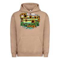 Pigment Burro North Dakota State Map Urban Hoodie - RanaPortraitStore