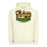 Pigment Pistachio North Dakota State Map Urban Hoodie - RanaPortraitStore